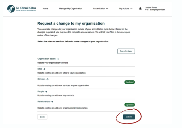 Req for Change - Step 5 image
